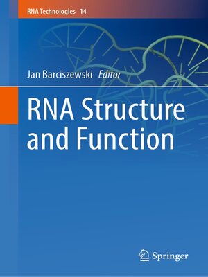 cover image of RNA Structure and Function